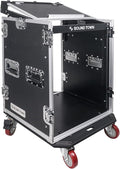 Sound Town Heavy-Duty 1/2" 14U PA DJ Rack/Road Case by SOUNDTOWN