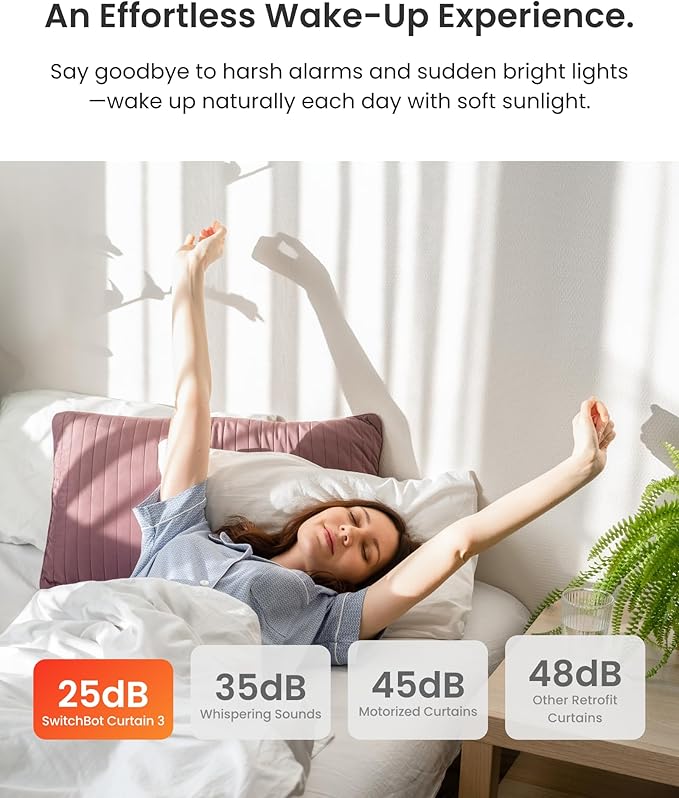 SwitchBot 2025 Automatic Curtain Opener 3 Rod-Bluetooth Remote Control - Image 6