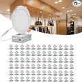 MKUJOO 72 Pack 4 Inch Ultra-Thin LED Recessed Ceiling Light by MKUJOO