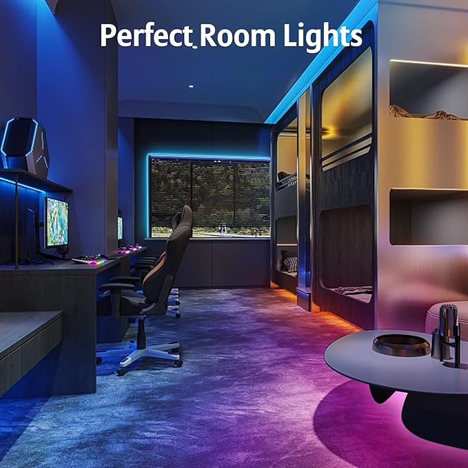 KEELIXIN LED Lights Music Sync RGB LED Strip Lights - Image 5