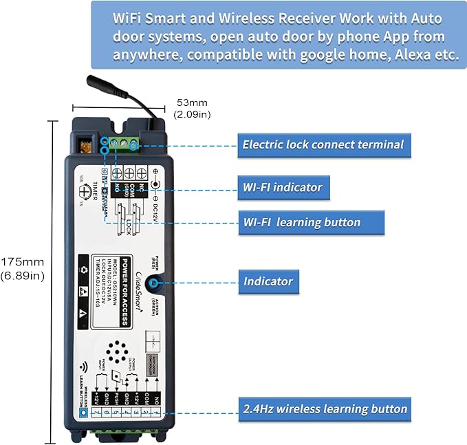 WiFi Access Control 400lb Holding Force Electic Magnetic Door Lock System Kit - Image 6