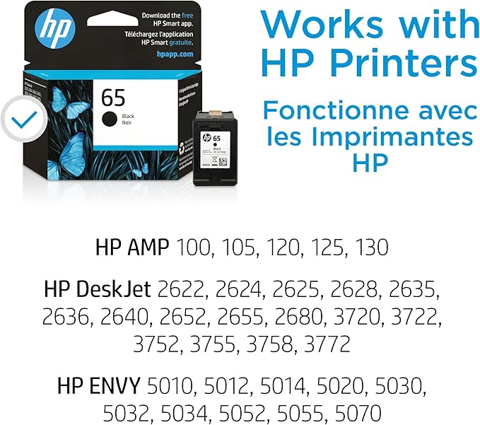 HP 65 Black Ink Cartridge | Works - Image 2