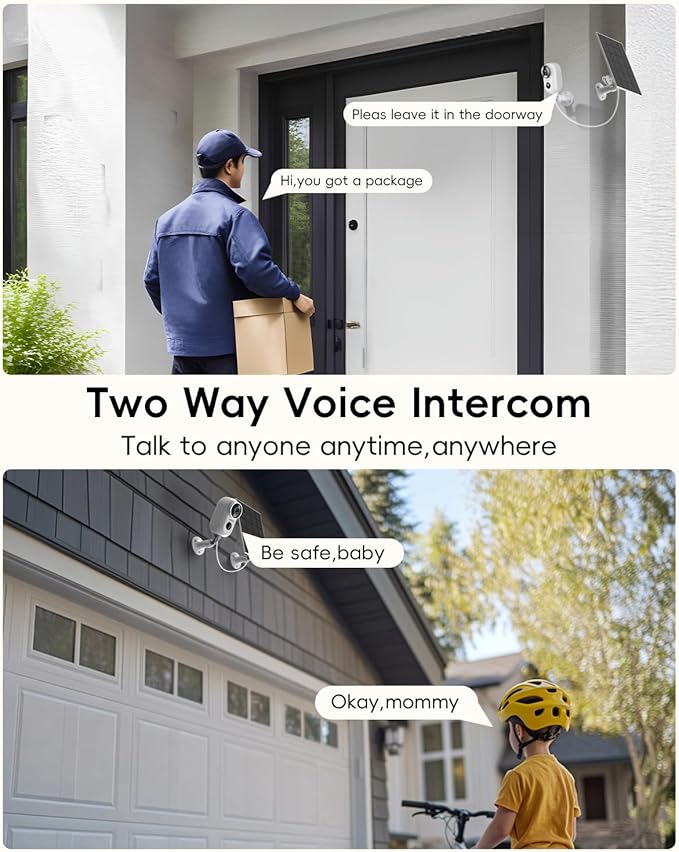 ZUMIMALL Solar Security Cameras Wireless Outdoor, 2K Outdoor Camera Wireless - Image 6