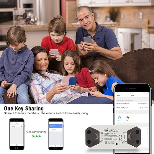 eMylo Smart Wireless Remote Control WiFi Switch Relay Module - Image 6