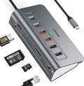 USB C Hub Ethernet, 10-in-1 USB C Docking Station by mosirui