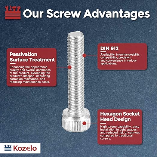 Kozelo 5pcs Socket Head Cap Screws - Image 3