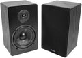 Rockville Pair RockShelf 68B V2 400W Black 6.5" Home Bookshelf Speakers by Rockville