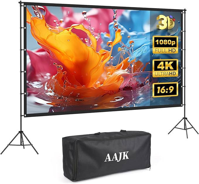 AAJK 100in Projector Screen by AAJK