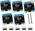 EPLZON 5 Pack 0.96 inch OLED IIC Display Module 128x64 Pixel Mini Self-Luminous by EPLZON