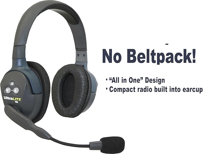 EARTEC ULDM-HD Ultralite HD Dual Ear Replacement Main Headset, HD Version Only - Image 3