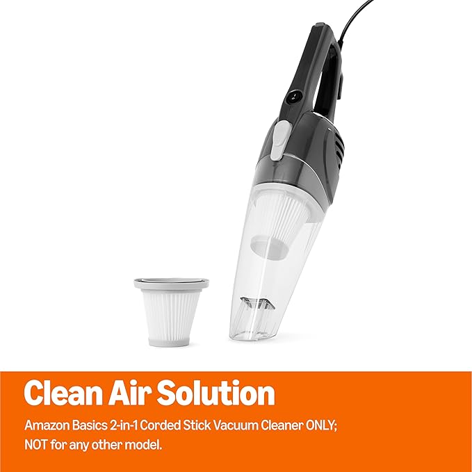 Amazon Basics Washable Replacement Filters 2-in-1 Corded Stick Vacuum Cleaner - Image 4