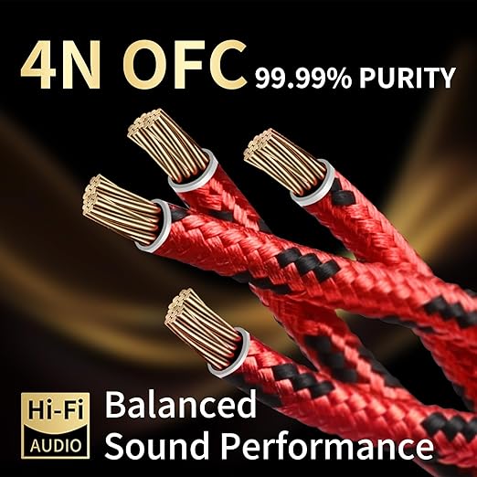 9 AWG 2Pack Audiophile Speaker Cable – Speaker Wire - Image 2
