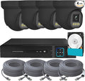 4K NVR PoE Security Camera System Wired Surveillance NVR Kits, by Unknown
