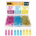 ALBO 350PCS Heat Shrink Fork Spade Connectors Kit #10 – 22-10 AWG Tinned Copper by BinamInc