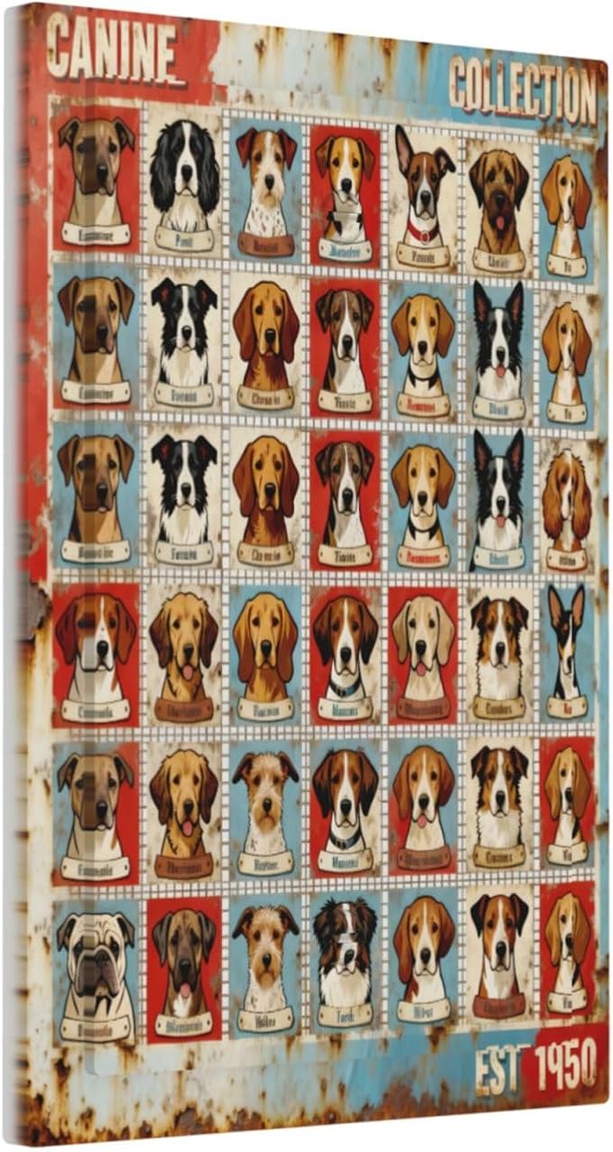 Bvtewkhz Dogs Funny Puppy Pets Vintage No Device Single Blank Decorative Outlet - Image 2