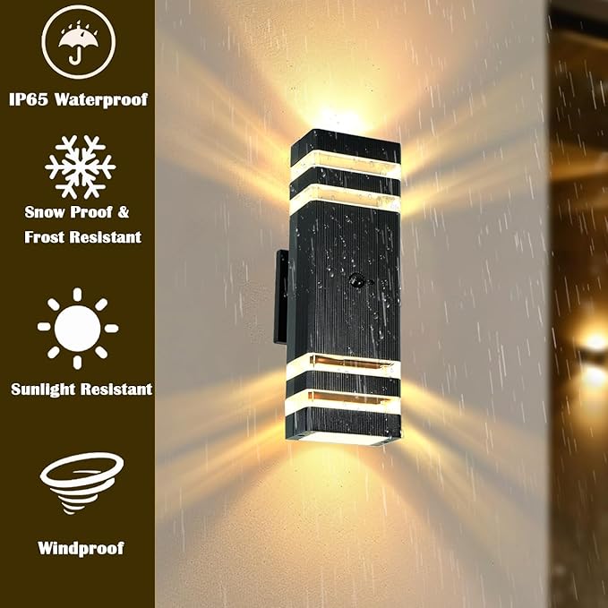 iYogaled Dusk to Dawn Motion Sensor Porch Light - Image 7