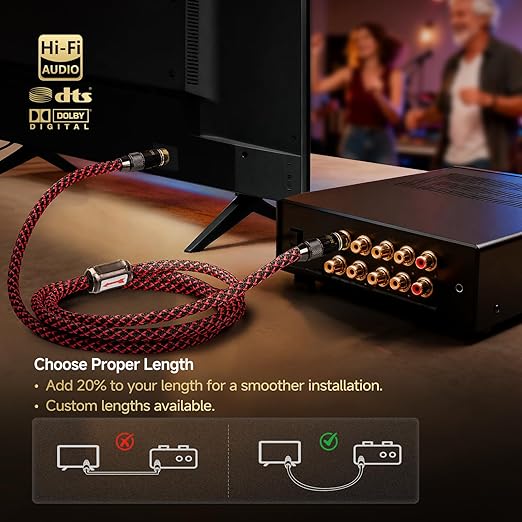 TODN HiFi Digital Coaxial Audio Cable - Image 6