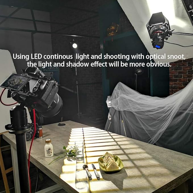Wellmaking Bowens Mount Optical Snoot Conical, Flash Projector Attachment - Image 8
