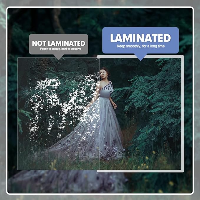 Laminating Sheets, PANDRI 200 Pack 5 Mil Thermal Laminating Pouches Holds 11 x - Image 3