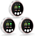 3 Pack 4-in-1 Carbon Monoxide Detectors &Natural Gas Leak Detector, Portable by BoltBlaze