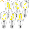 Hizashi LED Edison Bulbs, Equivalent 60W, Dimmable E26 LED Bulb, Daylight 5000K by HIZASHI