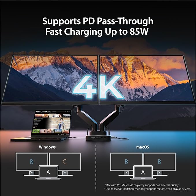 j5create Dual Monitor Mount - Image 3