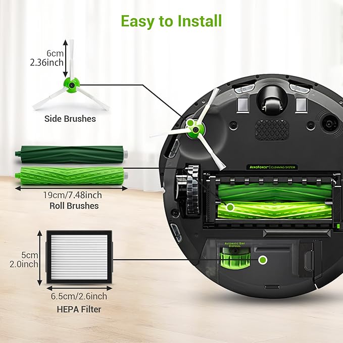 Bluevisk 22 Replacement Parts for iRobot Roomba i7 i7+ i2 i3 i3+ i4 i4+ i6 i6+ - Image 6