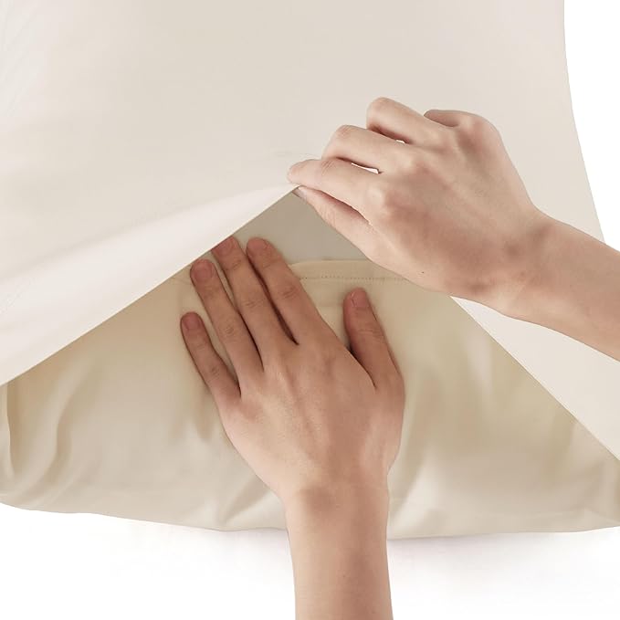 Bedsure Cooling Sheets Twin XL, Rayon Derived from Bamboo, Breathable & Soft - Image 5