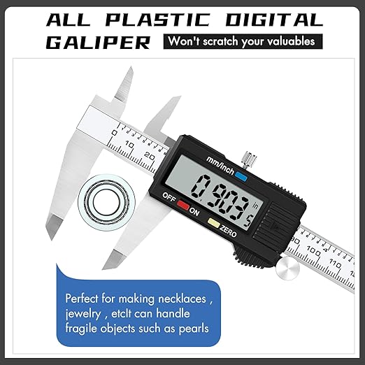 Simhevn Electronic Digital Caliper Measuring Tool, Stainless Steel Vernier - Image 5