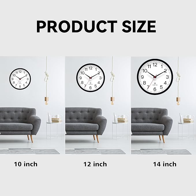 AKCISOT Atomic 14 Inch Wall Clock Analog Clocks - Image 3