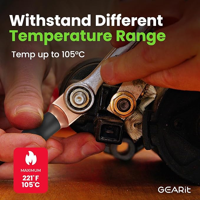 GEARit 4 Gauge CCA Ground Wire All-in-One Kit: Crimping Tool, 15 Lugs, and 20 - Image 7