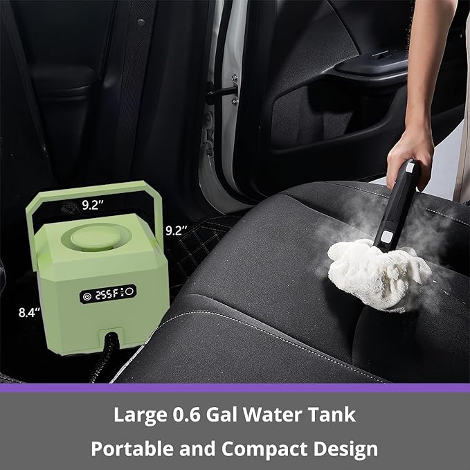 awasky Steam Cleaner: 1650W, Fast 50-Sec Heat-Up-21-Piece Kit Refill Anytime-No - Image 5