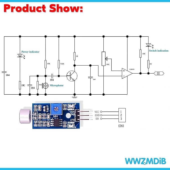 WWZMDiB Sound Sensor Compatible - Image 5