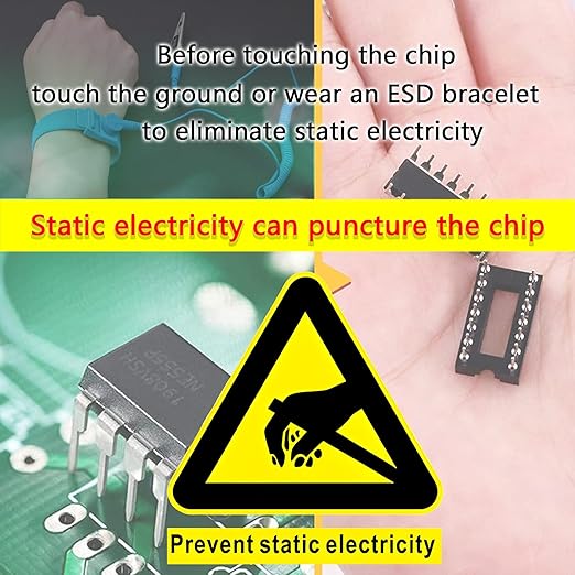 IC Chips kit Minidodoca 173 pcs 20 Values Chip Assortment Set+12 pcs - Image 4