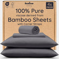 Bambaw 100% Viscose Derived from Bamboo Sheet Set Full Size – 4pcs Cooling by Bambaw