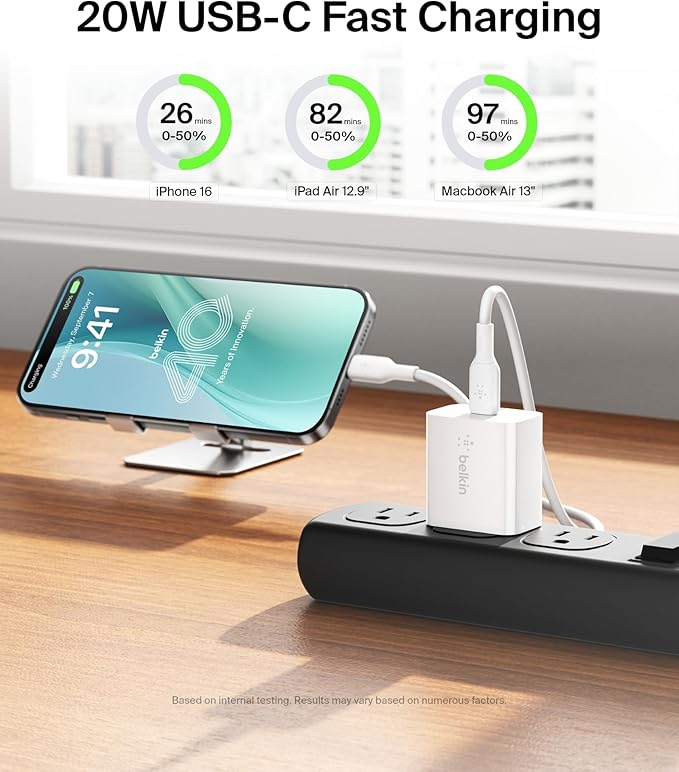 Belkin USB C Charger Block 20W - Image 2
