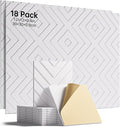 Woovio Sound Proof Foam Panels for Walls, 18 Pack Self-Adhesive Acoustic Panels by Woovio