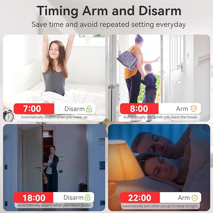 CPVAN WiFi Motion Sensor Alarm, 125dB Wireless Smart PIR Motion Detector Alarm - Image 8