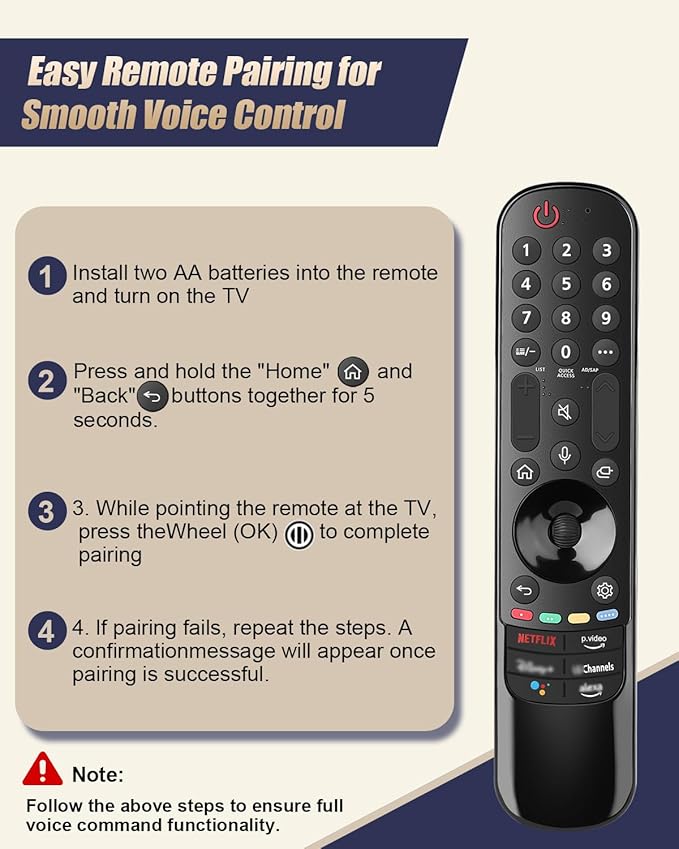 Replacement Voice Remote Control - Image 4