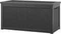 NUNU LAB Outdoor Storage Box, 320 Gallon Deck Box, Resin Waterproof Outside by NUNULAB