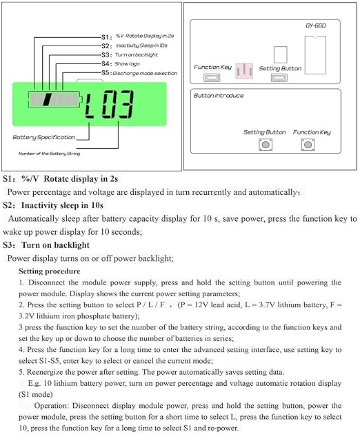 Frienda Dc 12v 24v 36v 48v 72v Battery Meter - Image 6