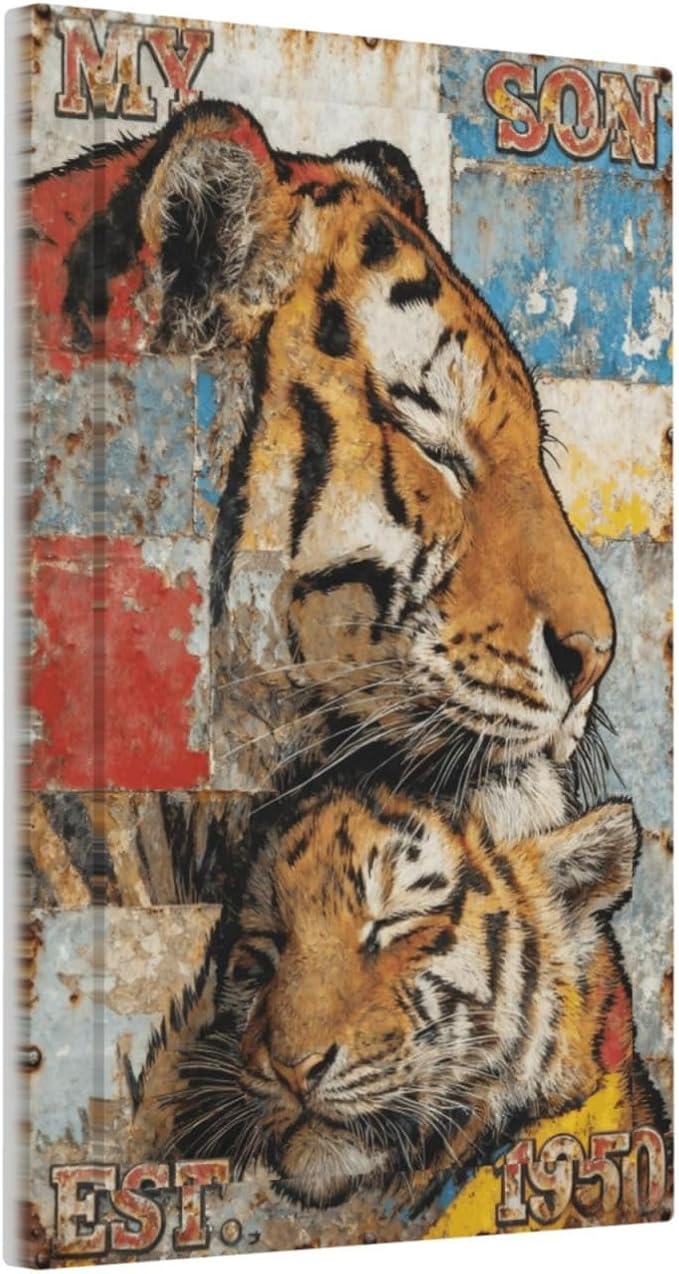 Bvtewkhz Tiger Vintage No Device Single Blank Decorative Outlet Covers Light - Image 2