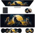 Ergonomic Keyboard Wrist Rest & Mouse Pad Wrist Rest Set, Large XXL Gaming Desk by Unknown
