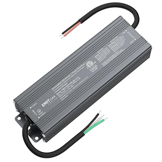 EMITEVER 80W Triac Dimmable LED Driver, Power Supply, AC 120V to DC 24V by EMITEVER
