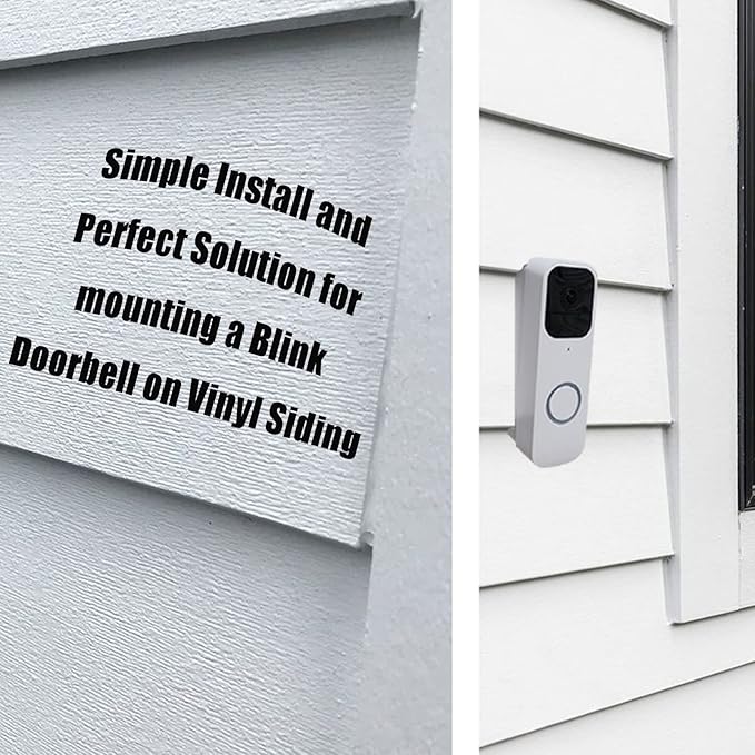 TEYOUYI Vinyl Siding Mount for Blink Doorbell, Angle Mount Wedge for Blink - Image 6