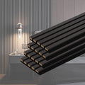 QDYMXUN Wood Slat Acoustic Wall Panels, Living Room by QDYMXUN