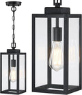 15'' Outdoor Pendant Light, Modern Outside Chandelier Outdoor Hanging Lantern by MYHXQ