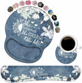 Keyboard Wrist Rest and Mouse Pad Wrist Support Set by Unknown