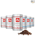 illy Whole Bean Coffee, Classico Medium & Decaffeinated Roasts, 100% Arabica by illy