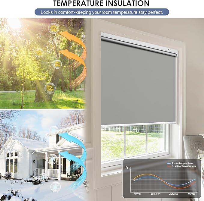 Motorized Blackout Smart Roller Blinds - Image 6